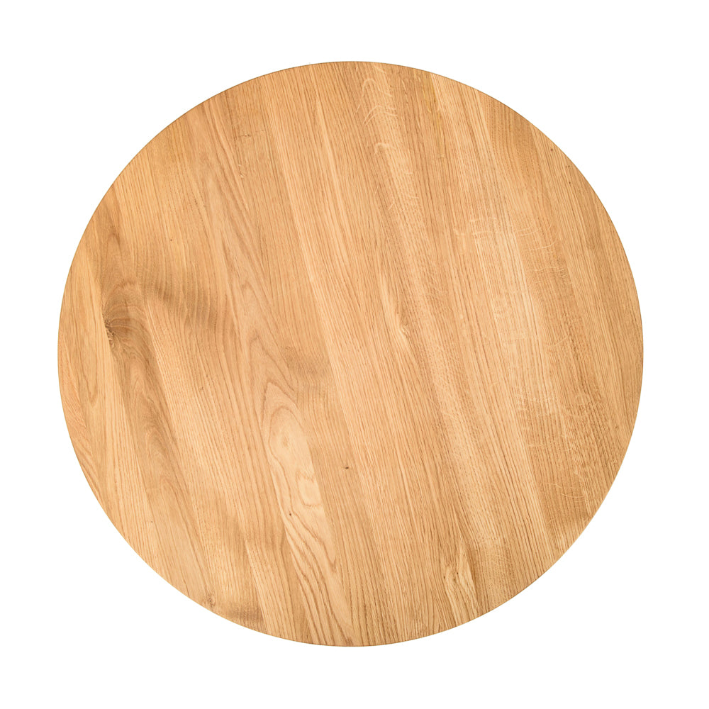 Blat masa rotund din lemn de stejar 85 cm