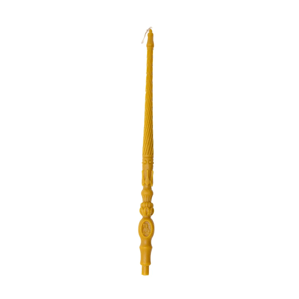Lumanare de Nunta Ceara Naturala cu Sfantul Andrei 80 cm