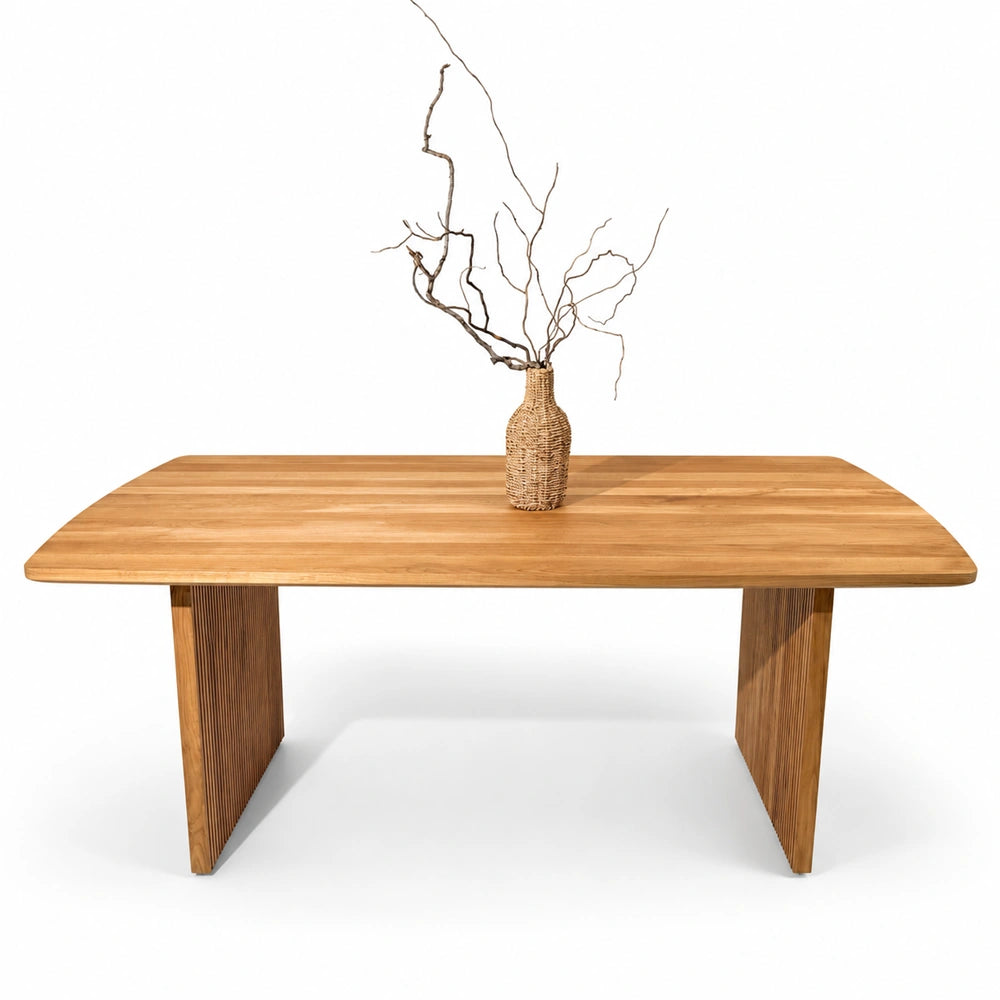 Masa Odense din lemn masiv de stejar - 200x100x4 cm