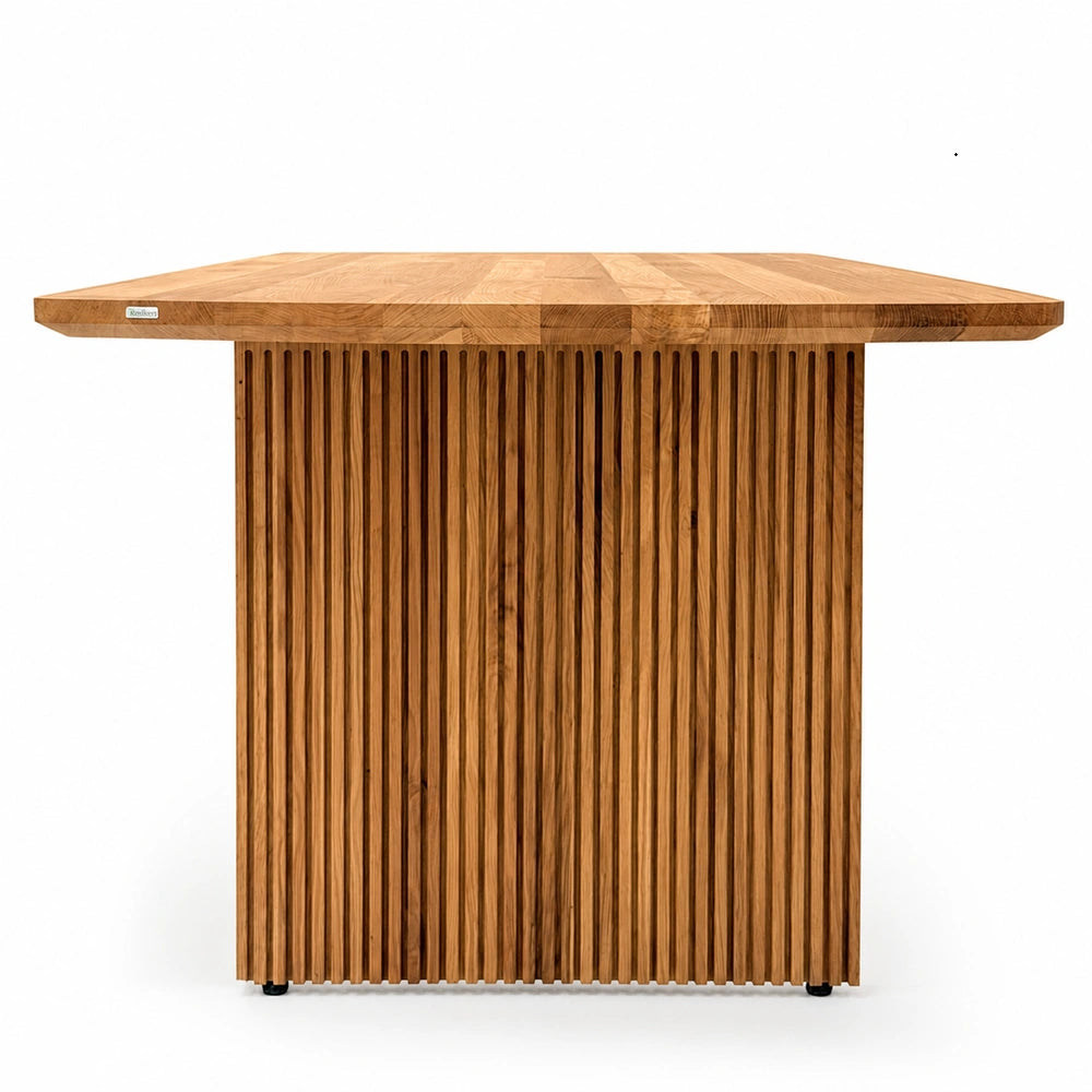 Masa Odense din lemn masiv de stejar - 200x100x4 cm