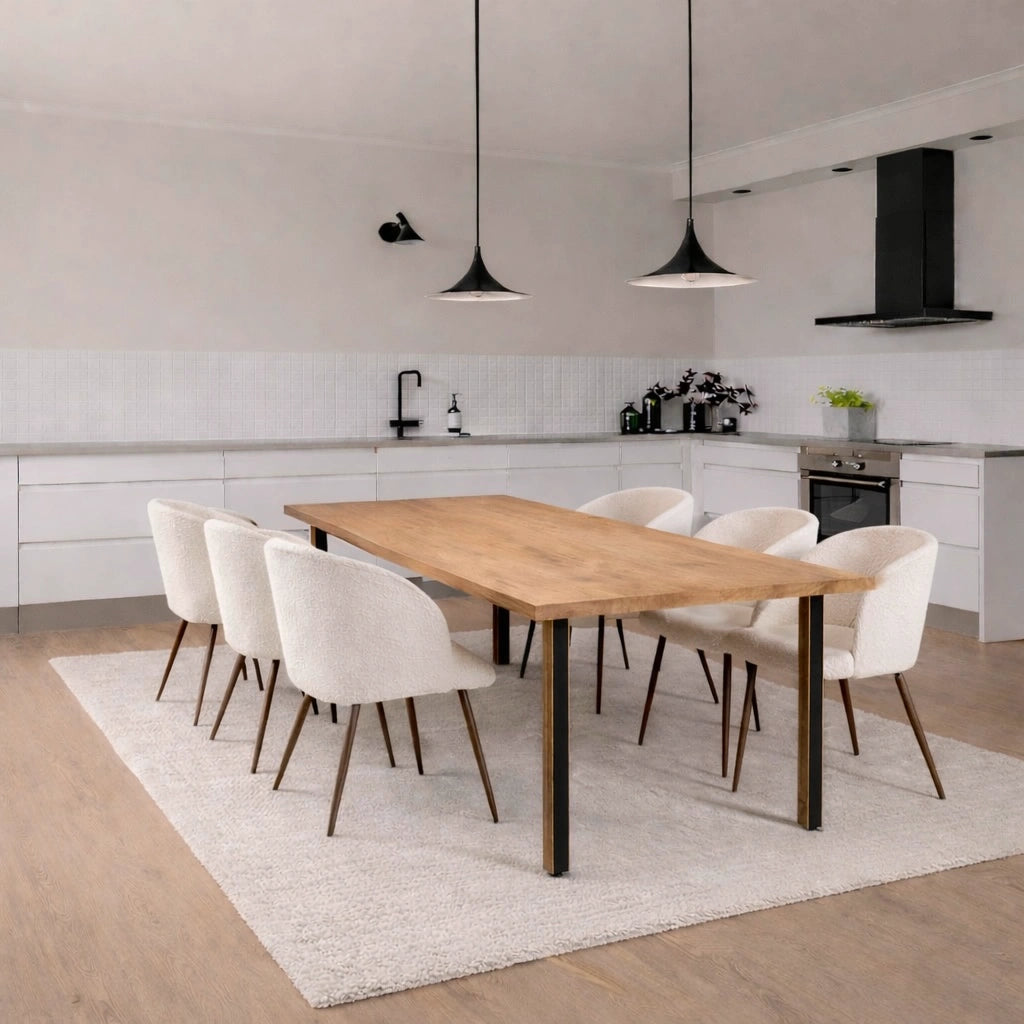 Masa din stejar model clasic - 6 persoane -180x85x4cm