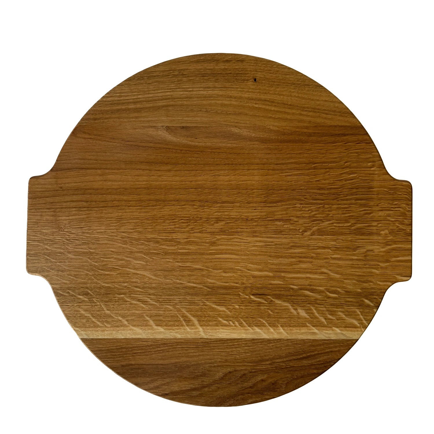 Platou multifunctional din lemn de stejar cu manere – organizeaza aperitivele cu stil