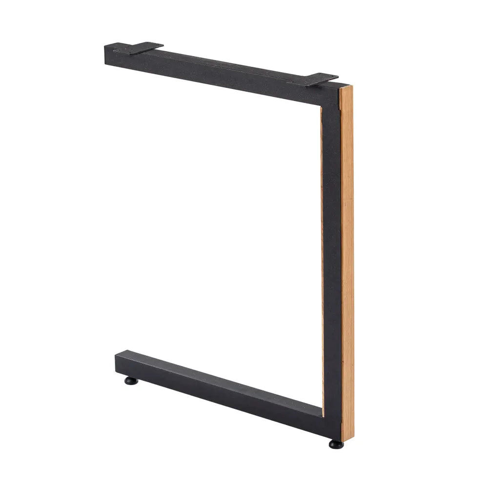 Fém asztallábak tölgyfával