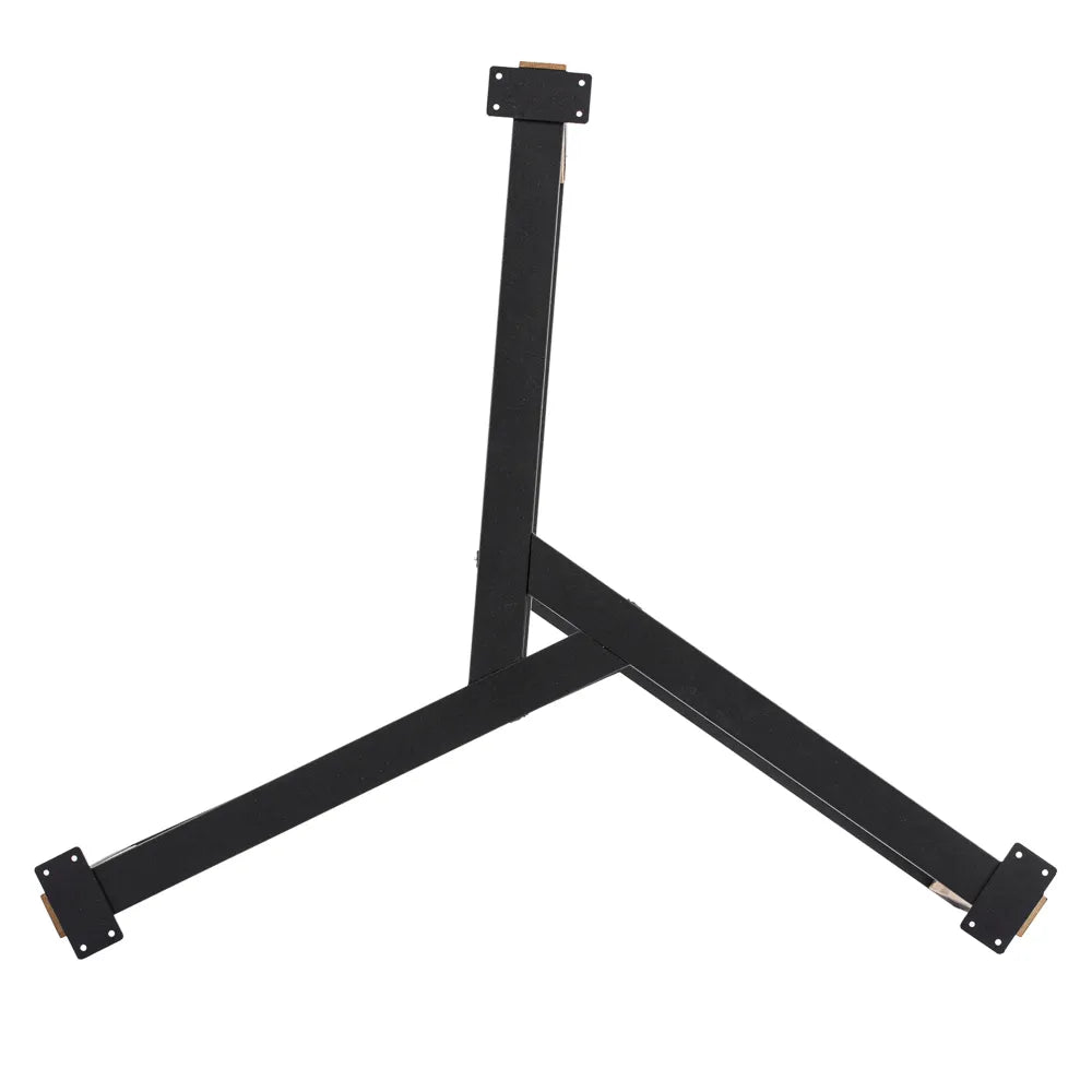 Picioare de Masa Metalice cu Lemn de Stejar - W