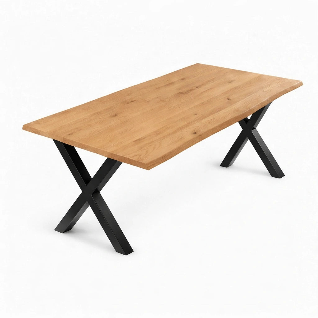 Stół z litego dębu rustykalny 120×70 cm – Stół dla 4 osób | Reelken