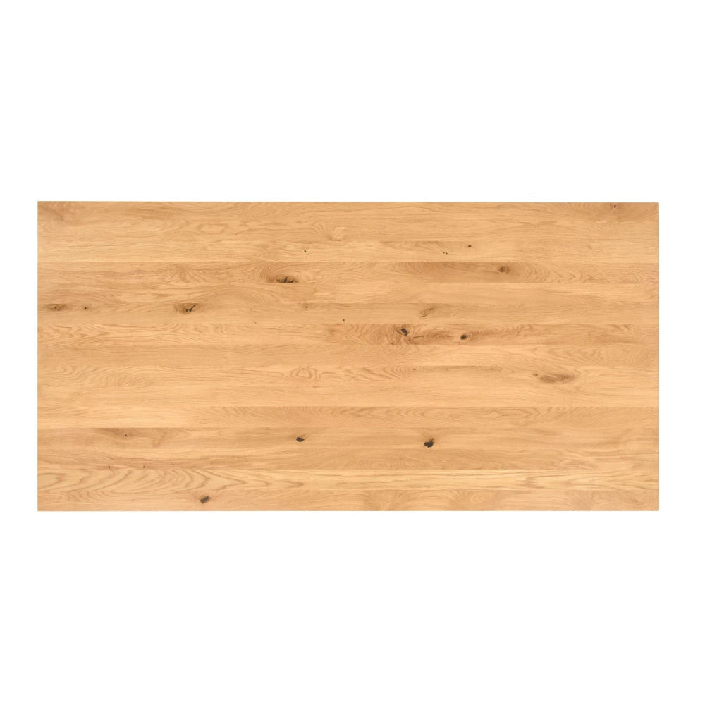 Blat de masa din stejar model clasic - 12 persoane -260x100x4cm - Reelken