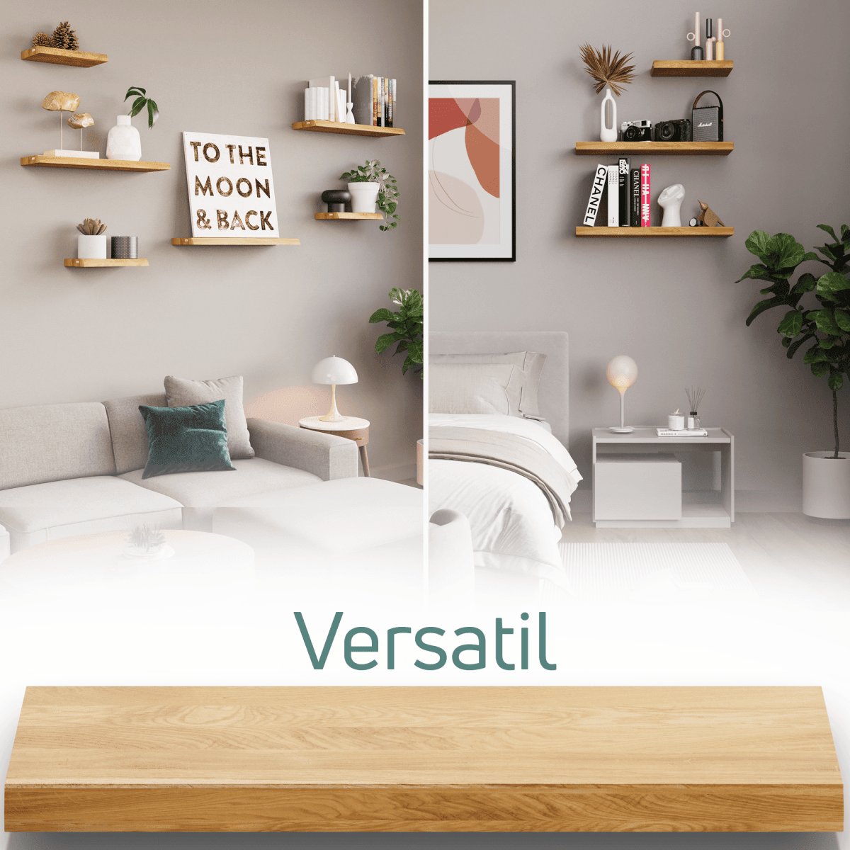 Etajera personalizata margini naturale - Reelken