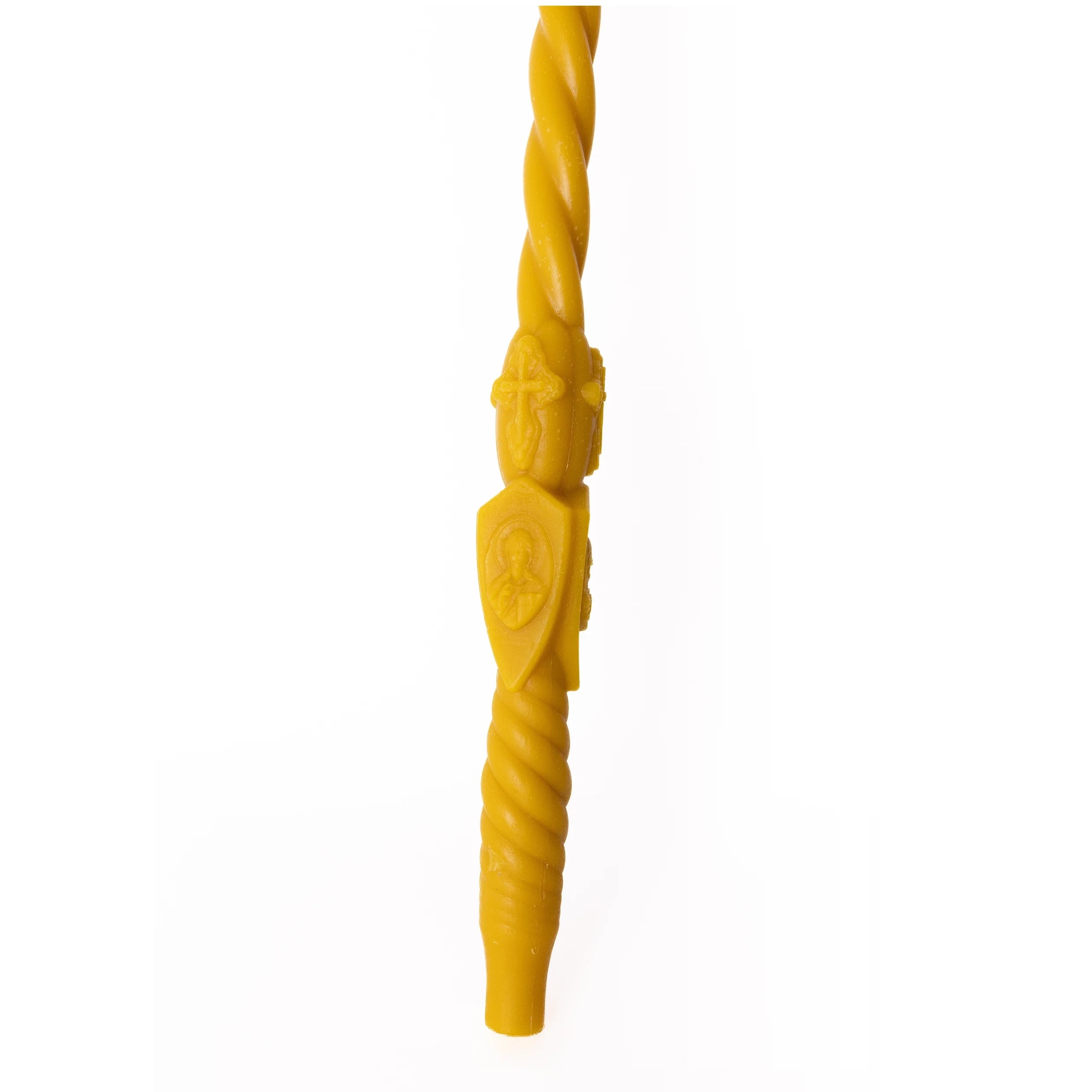 Lumanare  Botez din Ceara Naturala de Albine - Domnul Atotputernic 60 cm