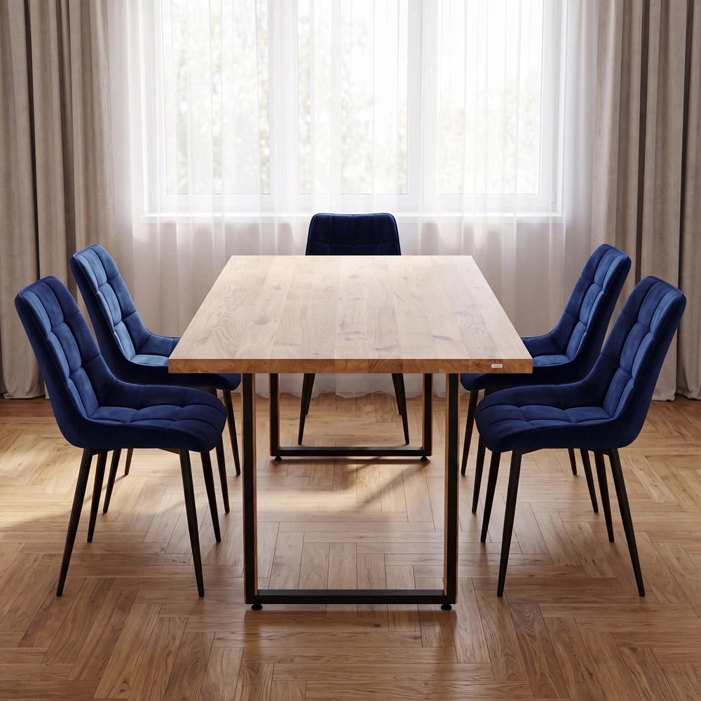 Masa din stejar model clasic - 4 persoane -120x70x4cm - Reelken