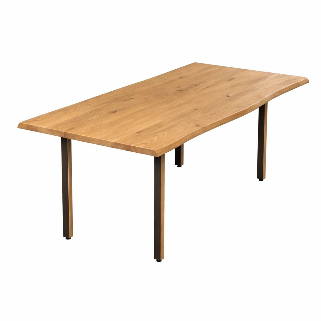 Masa din stejar model rustic - 4 persoane -120x70x4 - Reelken