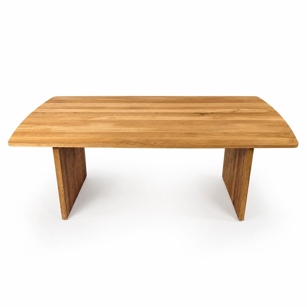 Masa Odense din lemn masiv de stejar - 200x100x4 cm - Reelken