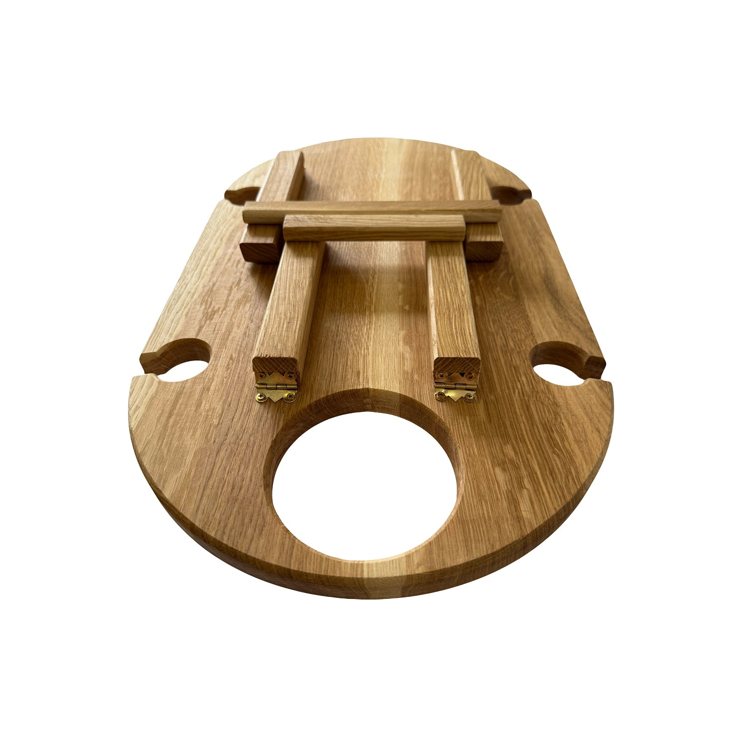 Platou rustic din lemn de stejar 50x30 cm pentru picnic și mese în familie - Reelken