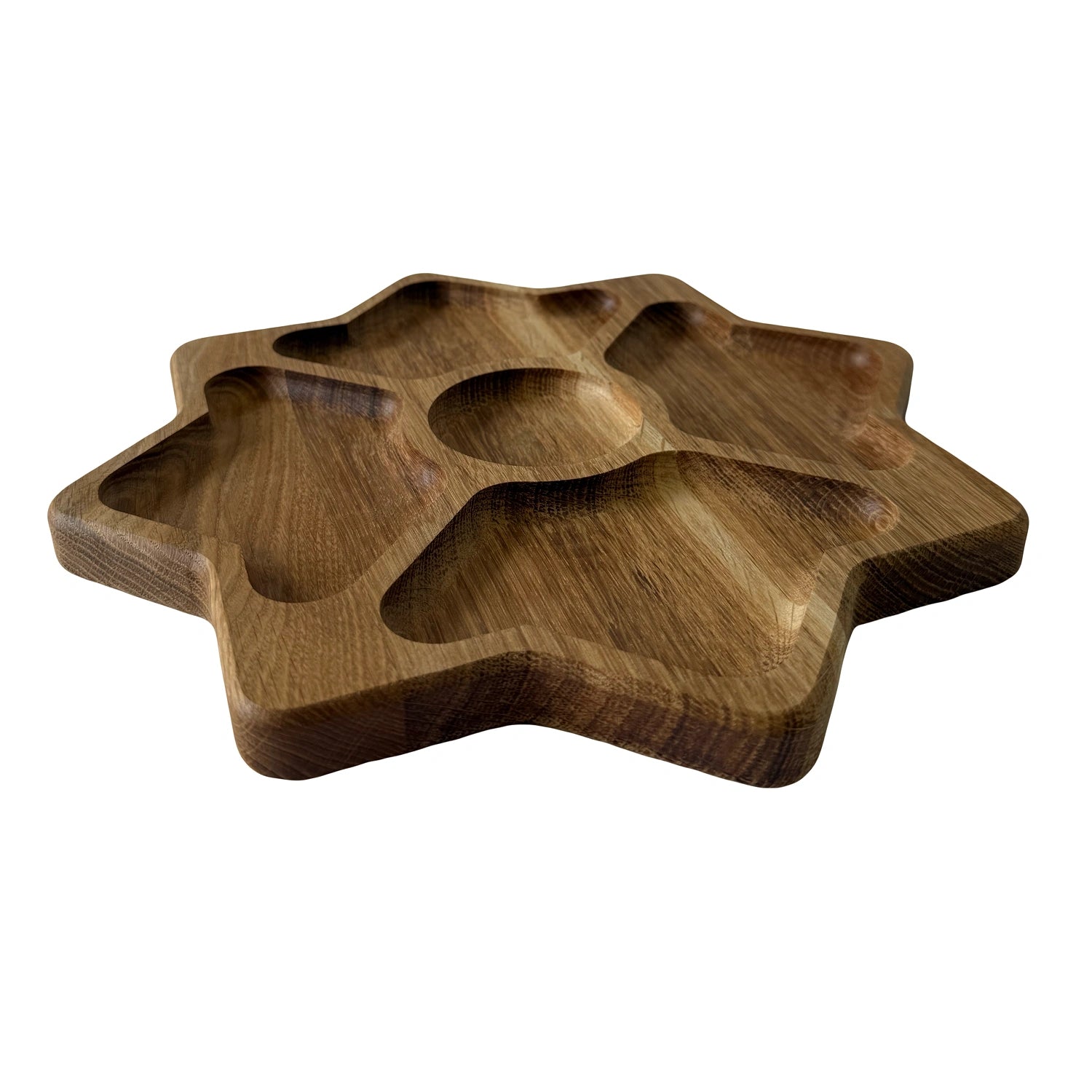 Platou servire aperitive in forma de stea – 30x30 cm