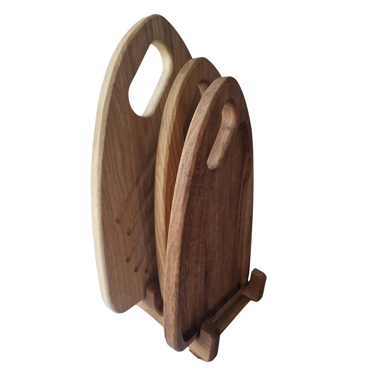 Zestaw 3 desek kuchennych z litego dębu