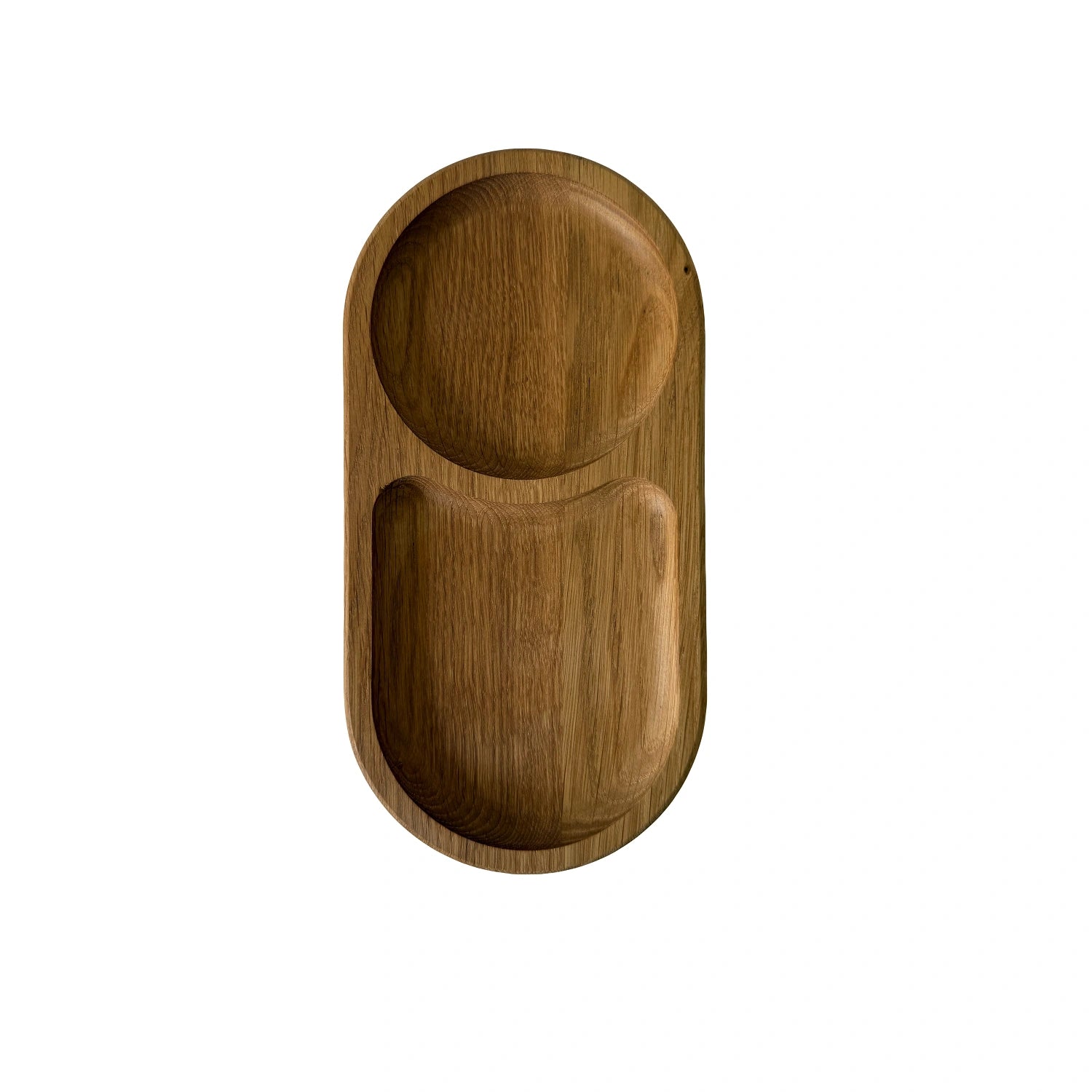 Suport din lemn de stejar 24x12 cm – pentru cafea, desert sau mic dejun