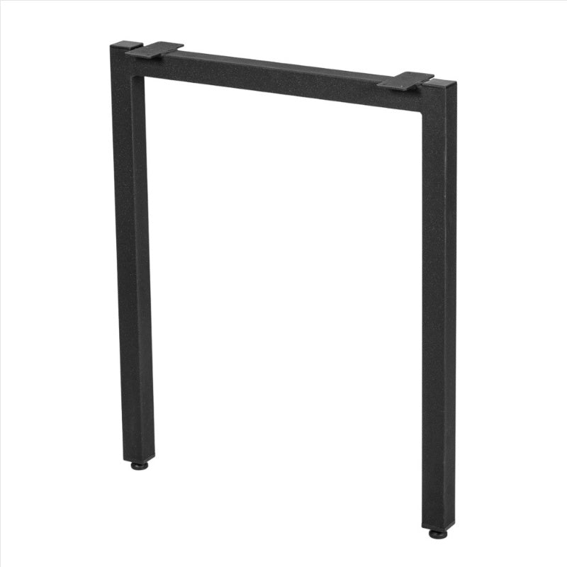 Metalowe nogi do stołu z wykończeniem dębowym | Reelken