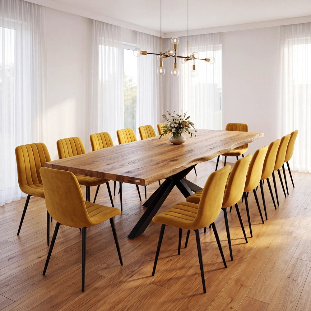 Masa din stejar model rustic - 14 persoane -280x100x4cm