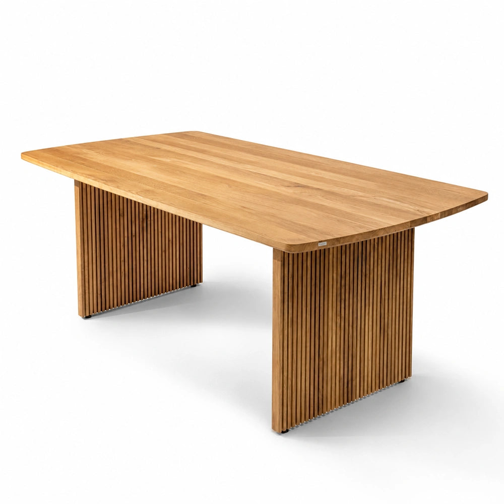 Masa Odense din lemn masiv de stejar - 200x100x4 cm