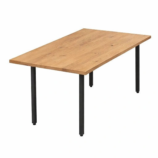 Stół drewniany z litego dębu 140×80 cm – Klasyczny stół do jadalni dla 4 osób | Reelken