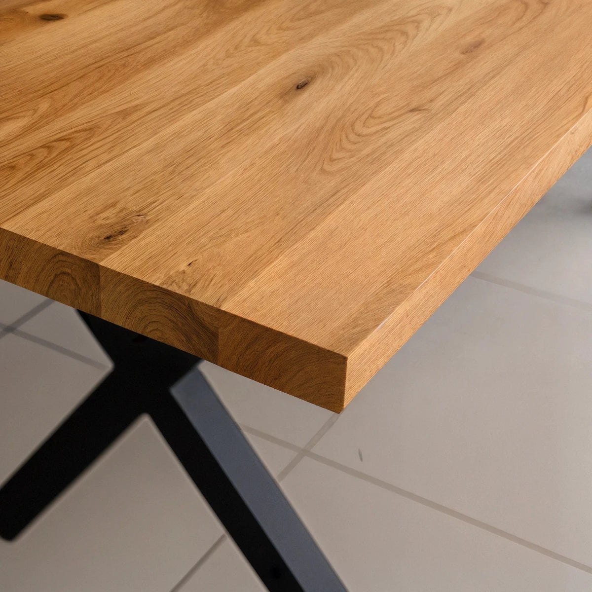 Blat de masa din stejar model clasic -180x85x4cm - Reelken