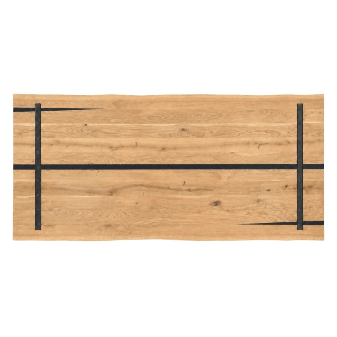 Masa din stejar cu rasina – model rustic pentru 6 persoane – 180x85x4 cm - Reelken