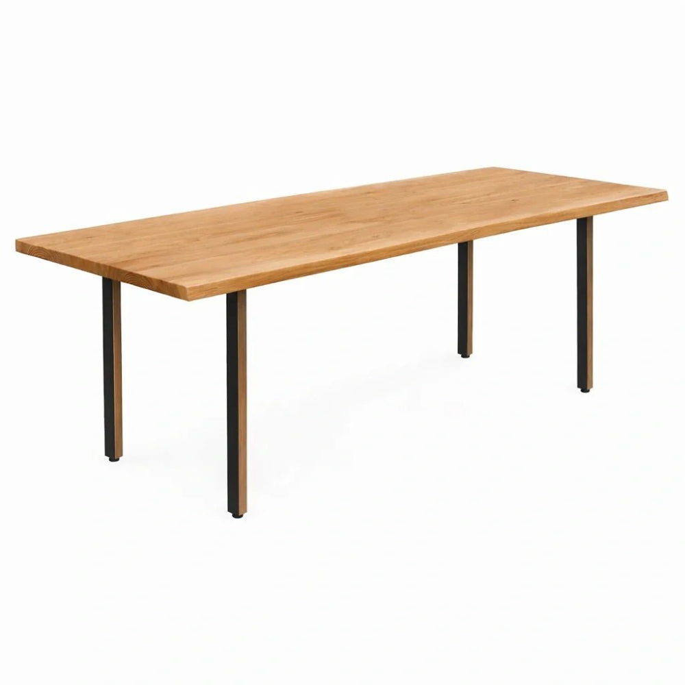 Masa din stejar cu rasina – model rustic pentru 6 persoane – 180x85x4 cm - Reelken