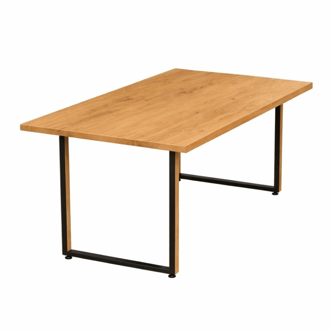 Masa din stejar model clasic - 10 persoane - 220x100x2,6cm - Reelken