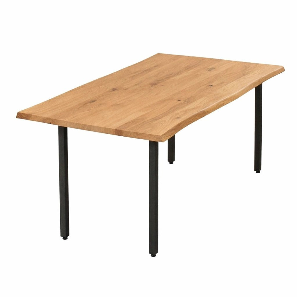 Masa din stejar model rustic - 4 persoane -120x70x4 - Reelken