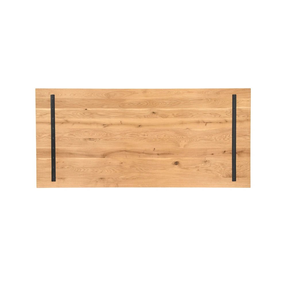 Masa din stejar model rustic - 4 persoane -120x70x4 cm - Reelken