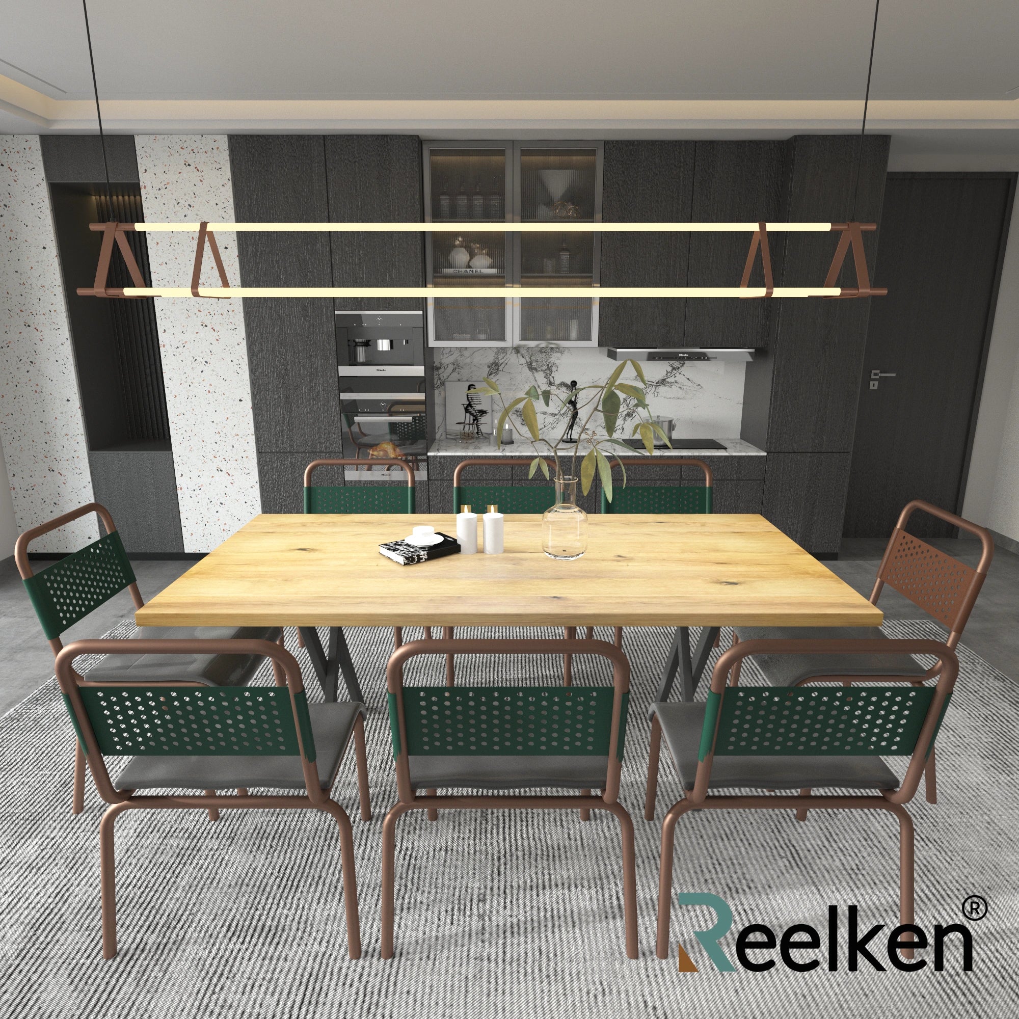 Classic oak table -160x80x4cm