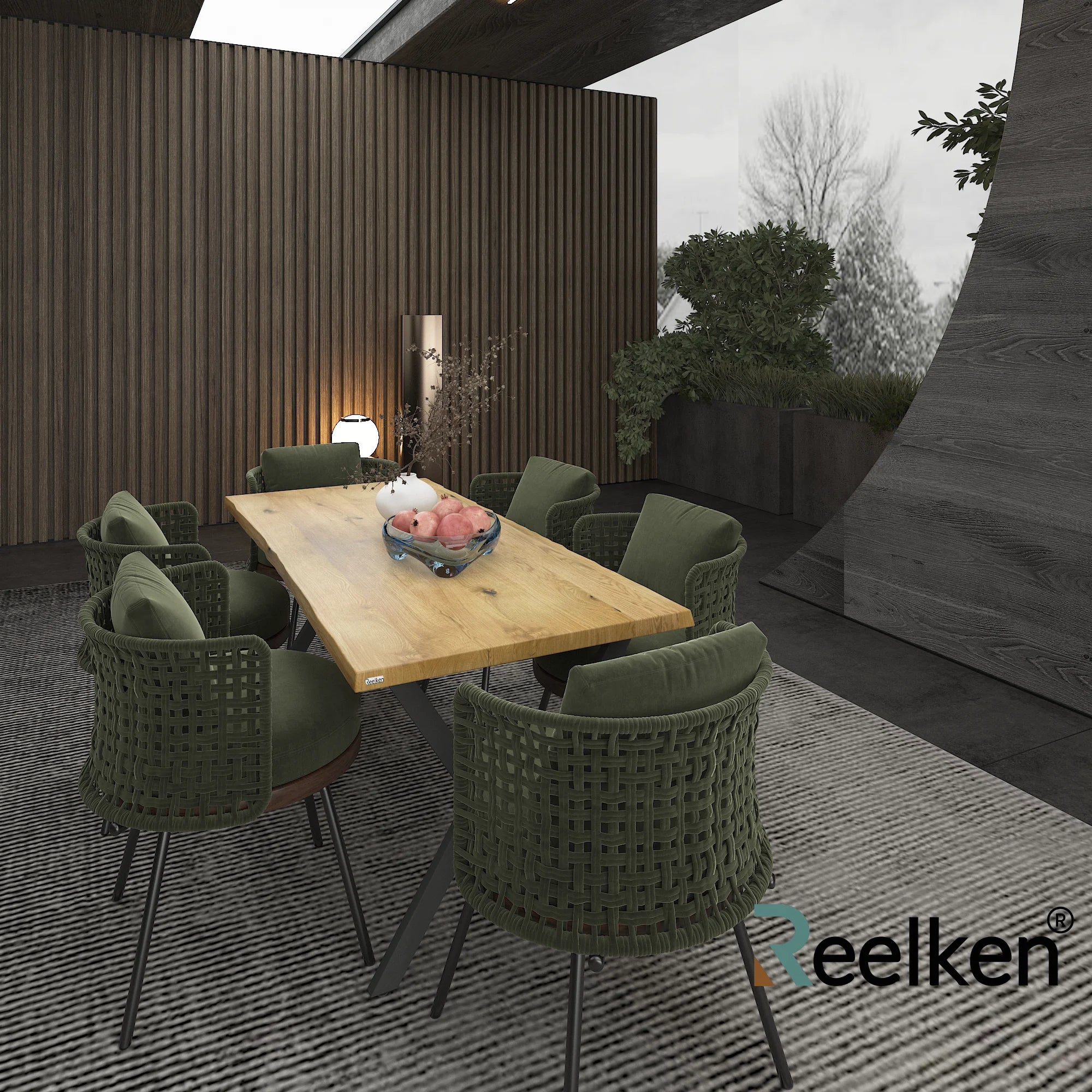 Rustic oak table -120x70x4