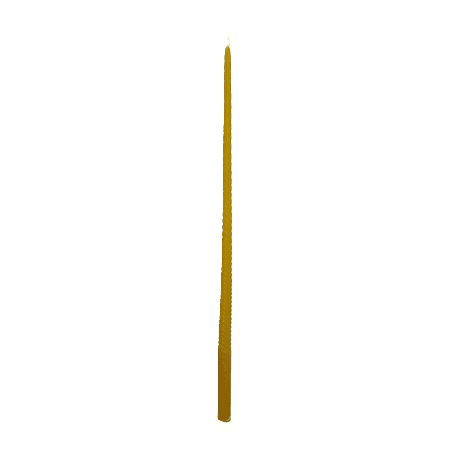 Set Lumanari Rasucite pentru noaptea de inviere din Ceara Naturala - 25 Buc, 45 cm - Reelken