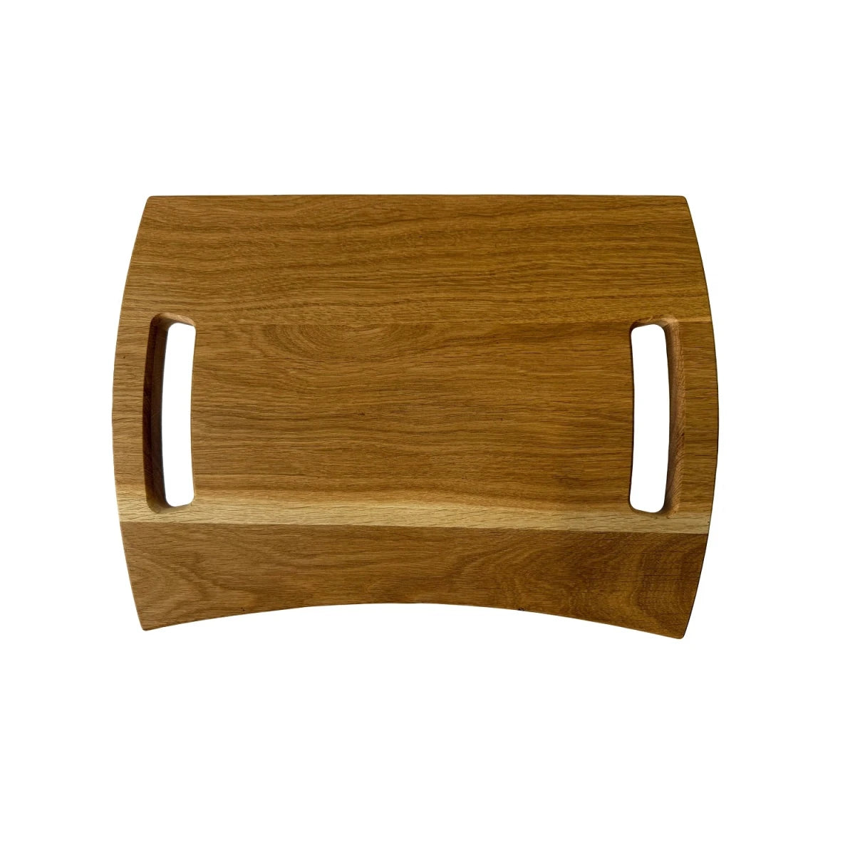 Suport din lemn de stejar pentru servire fripturi si gratar – platou rustic 37x27 cm - Reelken