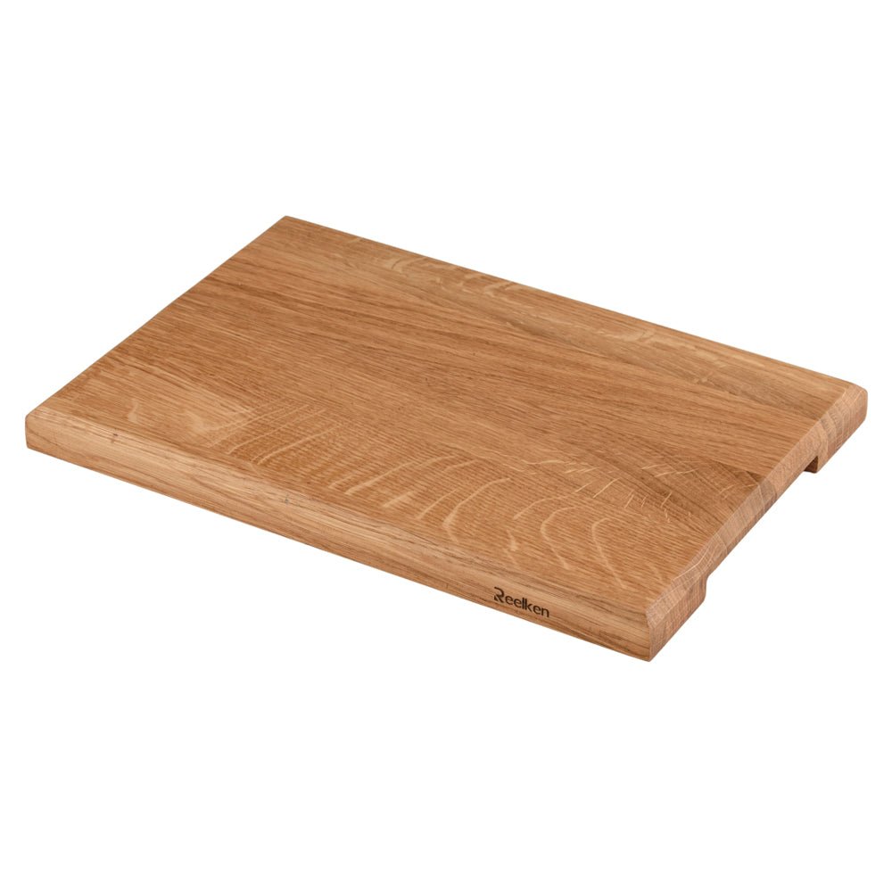 Tocator profesional din lemn de stejar 30x20x2 cm - Premium - Reelken